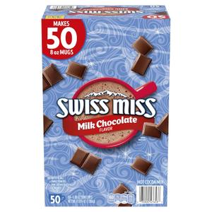 Swiss Miss Milk Chocolate Flavor Hot Cocoa Mix, 1.38 oz. 50-Count (EXP 12/07/27)