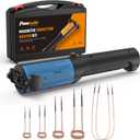 Induction Heater 1200W for Bolt Removal, Magnetic Heating Tool with 6 Coils, Handheld Heat Tool for Rusty Nuts and Bolts, Blue