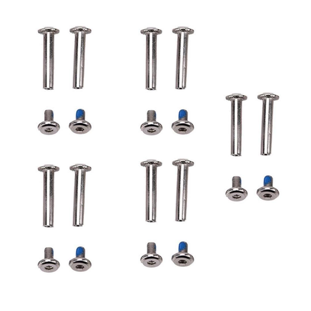 Zoofen 10 pcs Inline Skate Replacement Bearings Skating Screws OD 6mm Roller Blades Replacement Skate Wheel Axles|35mm