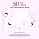 Pre-Rolled Cones | Cones 50 Pack(white) | Burn Slow and Even | Cones  (Gold and Silver)