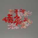 Pink Bow Iron on Patches Cute Buffalo Plaid Polka Dot Ribbon Bowknot Sew on Repair Embroidered Applique Girly Aesthetic DIY Crafts Gift for Girls Women Clothing Backpack Hat