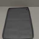 URMONA Waterproof Silicone Under Sink Mat 16'' x 10'' Shelf Liner for Kitchen and Bathroom, Cabinet and Counter Protector, Storage and Organizers, Litter Mat, Pet Cat Puppy Essentials(Dark Grey)