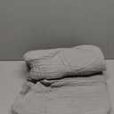 Yoofoss Muslin Blanket 100% Organic Cotton Large Twin Size 60" x 80" for Bed Couch Summer Gauze Blanket for Adults Lightweight and Breathable Grey
