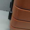Wrangler Smart Spinner Hardside Luggage, 22-Inch Carry-On, Burnt Orange, Carry-On Only