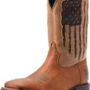 ARIAT Sport My Country Venttek Mens Boot (8, Faithful Brown)