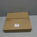 Goldenwarm Double Front Door Lock Set, Black Double Door Handle Set, Matte Black Double Door Handle with Dummy, Modern Double Front Door Hardware Set with Reversible Handle Lever