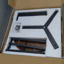 Gadroad Round End Table with Storage Shelf, 2 Tier Farmhouse Side Table Nightstand for Living Room, Bedroom, Wood Tabletop & Black Metal Frame, Brown 15.7 * 15.7 * 23.0inches