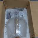 Glass Pendant Light Modern Black 1 Light Single Dome Pendant Lighting Fixtures for Kitchen Island Dining Room Hallway, Wide 10 Inch, E26, UL Listed