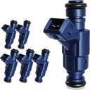 Set of 6 Upgraded Gas Fuel Injectors Fit for V6 4.0L Ford: Ranger 2001-2003, Explorer 2002-2003, for Mazda: B4000 2001-2003, for Mercury: Mountaineer 2001-2003, OEM # 0280156029, FJ438