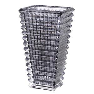 MCMCNCUIU Crystal Vase, Large Crystal Vases for Flowers, Large Flower Vase, Modern Black Vases for Living Room, Bedroom, Kitchen, Dining Table, Mantle, Wedding, 9 Inches