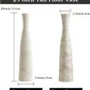 Ceramic Tall Floor Vase, 29" Terracotta Large Decorative Vases Home Decor