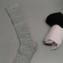 Soft Cotton Compression Socks for Women Men 20-30mmHg - Knee High Support for Circulation, Nurses, Pregnancy, Travel (Medium-Large, 3 Pairs - Classic Solid)