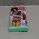 Hanes Women's Seamless Underwear Pack, Comfort Flex Fit Bikini Boyshort or Thong Panties, 6-Pack 
Small