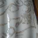 Madison Park Violette Chenille Cotton Tufted Comforter Large Medallion Design, All Season, Hypoallergenic, Soft Bedding Set, Matching Sham, Full/Queen, Ivory/Taupe 3 Piece