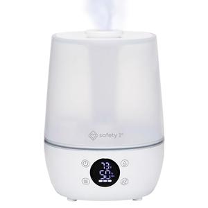Safety 1st Humid Control Filter Free Humidifier, Detects temperature and humidity levels, White