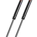 C16-23833 19 inch 18.5 inch 100 lbs Gas Strut Shocks for A.R.E Leer Camper Shell Tonneau Cover Travel Trailer Topper Canopy Glass Door RV Bed Cover Lift Support, 18" Gas Spring by 2 Pack PAMAGOO