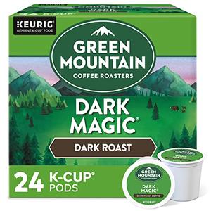 Green Mountain Coffee Roasters Dark Magic, Single-Serve Keurig K-Cup Pods, Dark Roast Coffee, BBD: 0CT 17, 2025