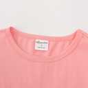 Noomelfish Girls Lace Short Sleeve T-Shirts Kids Summer Cute Tops Blouse(5-12 Years) (Pink, M)