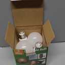 Lxcom Lighting 4 Pack G25 LED Globe Bulb 5W LED Frosted Glass Vanity Bulbs 50W Equivalent Warm White 3000K Vanity LED G80 Round Light Bulb E26 Base for Bathroom Dressing Room Makeup Mirror Home Lights