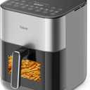 Veken Air Fryer, 6qt with 13-in-1 Functions, No Flipping, Clear Windows, Advanced AirFryer for Healthy, Fast & Efficient Air Frying, Grey, 6.5 Qt