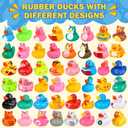 VISRIE 240 Pack Rubber Ducks in Bulk