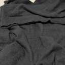 Fixmatti Women's Fuzzy 3 Piece Sweatsuit Open Front Cardigan Crop Tank Tops Wide Legs Pants Lounge Sets (Large, 1-black)