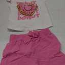 YOUNGER TREE Toddler Baby Girls Clothes Sunflower T-shirt + Bowknot Shorts with Cute Summer Girl Clothes Set Size 2-3Y
