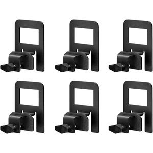 Non Slip Mattress Stoppers,6 Pcs Adjustable Metal Bed Frame Holder in Place, Heavy Duty Anti-Slip Baffle Mattress Retainer Bar to Stop Mattress Sliding