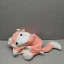 iPlay, iLearn Bouncy Pals Hopping Fox Horse, Toddler Girl Inflatable Bouncing Animal Hopper Toy, Outdoor Indoor Plush Ride on Bouncer, Baby Birthday Gift 18 Month 2 3 4 Year Old Kid - Fox