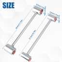 2pcs Hinges Gap Adjusting Wrench, 0.55-0.98in Door Hinge Repair Tool Door Hinge Adjustment Hinge Bender Hinge Wrench for Commercial Standard Gauge Heavy Duty Door Fire Clean Room Security Door