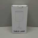 Touch Control Cordlss Table Lamp, USB-C Rechargeable Lamp with Stepless Dimming, 4000mAh Battery Operated Vintage Bedside Lamp for Bedroom, Living Room, Night Light & Emergency Lighting, Brass, 1 Pack