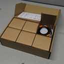 2 Inch LED Downlight, 3W Recessed Lighting Dimmable Ceiling Light Kit, 3000K Warm White, CRI80 Black Can Lights with LED Driver(35W Halogen Equivalent), 6 Pack