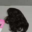 Ms Taj 11 Inch Short Wavy Hair Topper for Women with Thinning Hair, Natural Synthetic Lightweight & Breathable Hairpiece for Women with 6.5"x6.5" Base, Instantly Adds Volume and CoverageDark Brown