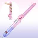 Rotating Curling Iron 1 Inch,Automatic Curling Iron,Easy-to-use Curling Wand for All Hair Types,Self Rotating Barrel with Dual Voltage,Fast Heating for Long-Lasting Hair Styling