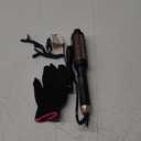 Infrared Bounce Brush, Heated Thermal Round Brush with Negative Ion Technology, 8 Heat Settings for Blowout Look with Hair Care Oil, Straightening & Curling, 1.5" Barrel for All Hair Types, Black