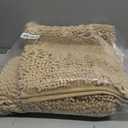 Muddy Mat | Super Absorbent Door Mat Indoor, Microfiber Quick Dry Chenille Entryway Rug, Non-Slip Front Door Mat, Indoor Mats for Entryway, Machine Washable Pet Rug, Beige 24"x36"