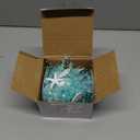 16 ft Ocean Themed Garland Ocean Beaded Starfish Shell Decor Coastal Beaded Beach Garland for Mantle Fireplace Summer Wedding Home Decor Supply(Blue)