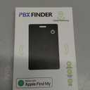 Wallet Tracker Card for Apple Find My (iOS Only), UltraThin Bluetooth Tracker Smart Card Wallet Finder, IP68 Waterproof Slim Item Locator for Wallets, Keys, Passport & Luggage Tags ((Faceted Black)