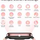 Smartwatch for Women - Call, Fitness Tracker, Heart Rate & Sleep Monitor, 1.69" Touch Screen, Waterproof - For Android & iPhone, Pink