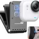 STARTRC VCR Go Ultra Magnetic Backpack Mount Stand for Insta360 Go Ultra Accessories Pivot Clip Angle Quick Release Hat Mount Adapter for Desktop Outdoor Travel Video POV Shooting