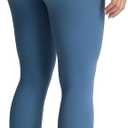 Aoxjox High Waisted Workout Leggings for Women Tummy Control Buttery Soft Yoga Metamorph Deep V Pants 26", Medium