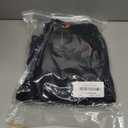 Kids Winter Pants Fleece Lined Waterproof Boys Ski Pants Thermal Outdoor Softshell with Zipper Pockets (Large, Black+dark Blue)