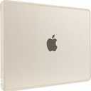 BlueSwan Anti-Cracking Case for MacBook Air 13 inch, M5 2026 M4 M3 M2 2025-2022 A3449 A3240 A3113 A2681, Drop Protection Soft TPU Bumper PC Base for Air 13.6 inch, Frosted Starlight