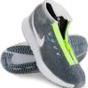 Zbyoujer Waterproof Rain Shoe Covers, Silicone Overshoes with Zipper Non-slip Galoshes for Men and Women (L(Women 7.5-10.5,Men 6.5-9), Transparent)