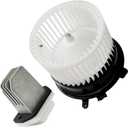 HVAC Heater Blower Motor and Resistor Assembly Compatible with 2007-2012 Nissan Sentra 2008-2013 Nissan Rogue 2014-2015 Nissan Rogue Select Replace 27225-ET10A 700253 27225EN000 27761-4BA0A 973581