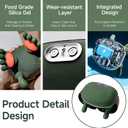 Shoulder Hand Neck Massager Fingers with Heat Simulated Human Hand Design Masajeador De Espalda Y Cuello for Pain Relief Deep Tissue and Back Pain Relief-Green