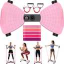HEH Waist Twister Machine Exercise, Adjustable Ab Twister Board with Digital Display, Waist Twister with 5 Resistance Bands, 450lbS Capacity & 20dB Ultra-Quiet, Anti-Slip Home Gym Workout Equipment for Men Women
