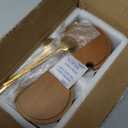 Ceramic Salt and Pepper Bowl, Salt Cellar with Lid and Spoons Salt Containers for Countertop Pepper Holder Box, Beige (Set of 2)