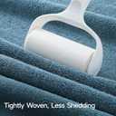REDKISS Large Bath Towels Set 2 Piece, 100% Cotton, 31x63 in,Heavyweight 760G, Highly Absorbent & Quick Dry, Super Soft Luxury Shower Towels for Bathroom,Hotel Collection - Blue