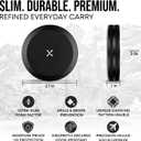 CanX Metal Can for Zyn | Twist Closure and Strong Knurled Grip | Spill-Resistant | Compact EDC Storage | Pouch & Pill Case | Tin Puck Holder | Dip Can | Zyn Tin | Premium Aluminum Container (Black)